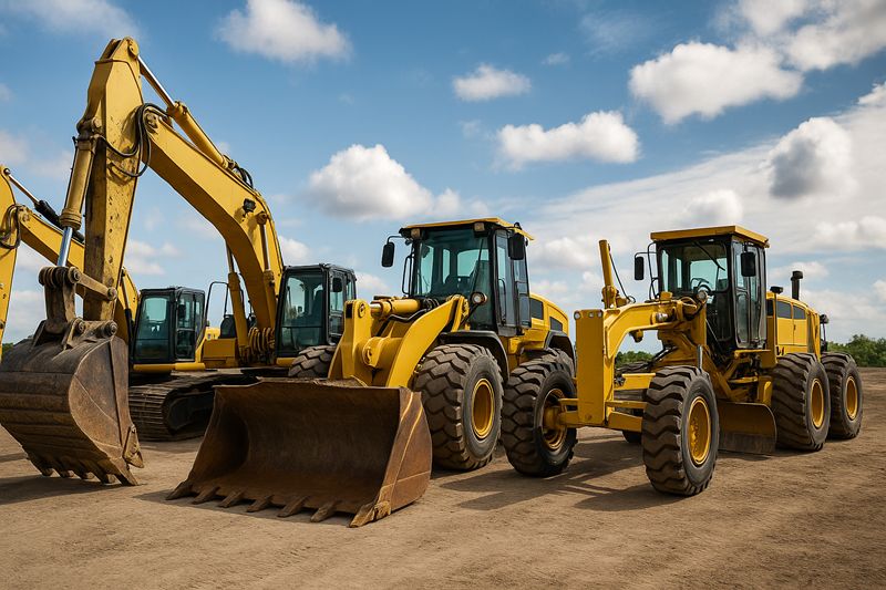 Heavy plant machinery production allocation